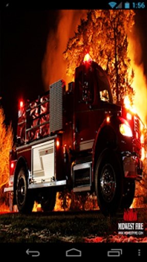 Wallpaper Firefighter Truck 3D截图1