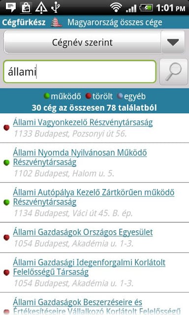 C&eacute;gf&uuml;rk&eacute;sz截图3