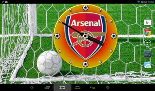 Arsenal London Clock Widget截图2