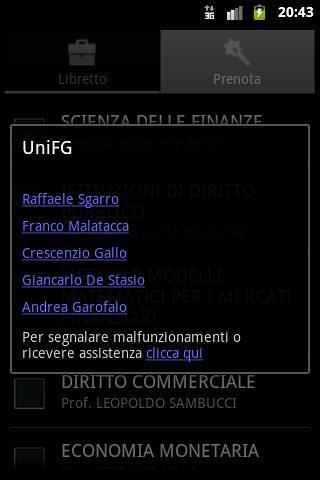 iUniFG - Universit&agrave; di Foggia截图3