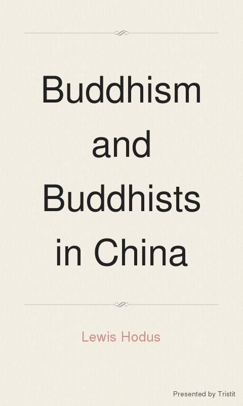 Buddhism and Buddhists in China截图1