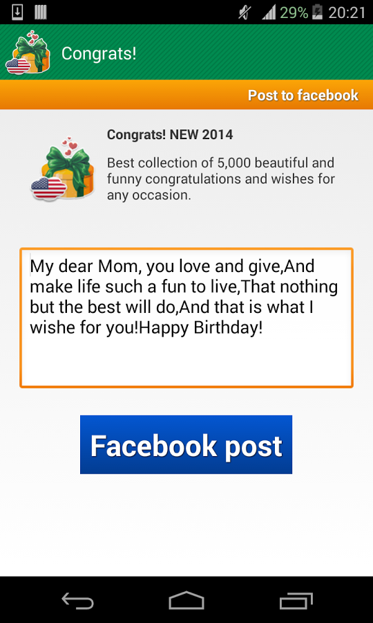 Congratulations and kind words截图10