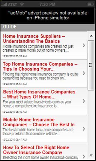 HOME INSURANCE.截图5