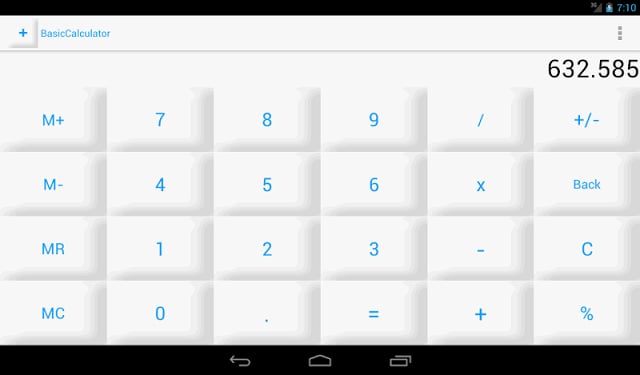 基本的计算器免费 Basic Calculator Free截图4