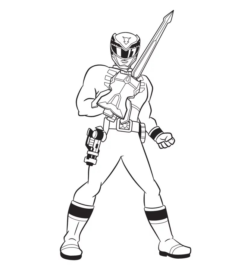 Coloring Super Ranger Mega截图4