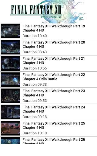 FF XIII WALKTHROUGH截图2