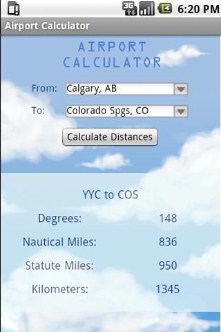 Airport Calcuator截图1