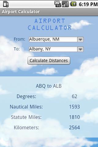 Airport Calcuator截图2