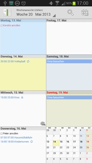 Personal Calendar Free截图8