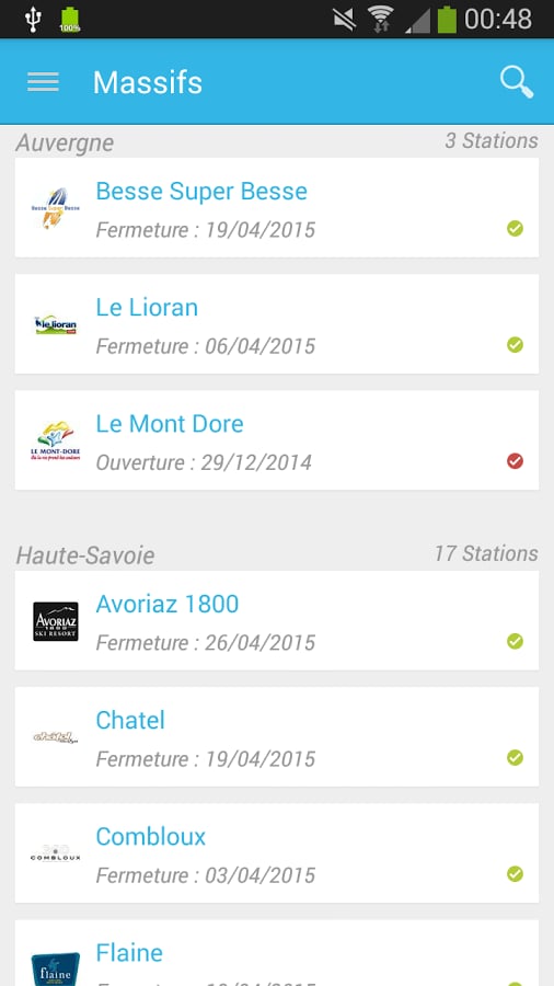 Stations Ski France截图1