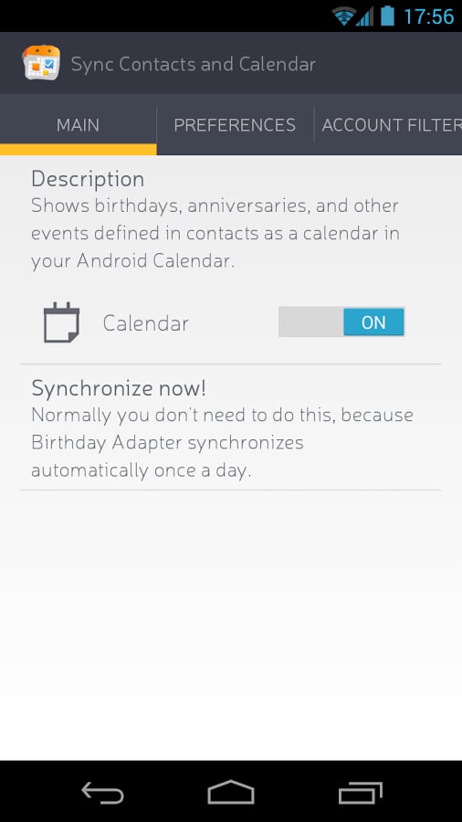 Sync Contacts &amp; Calendar截图2