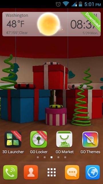 Christmas 3D LWP HD截图2