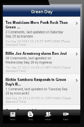 Green Day Fans App截图3