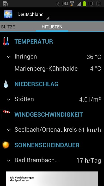 MehrWetter f&uuml;r Deutschland截图4