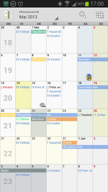 Personal Calendar Free截图1
