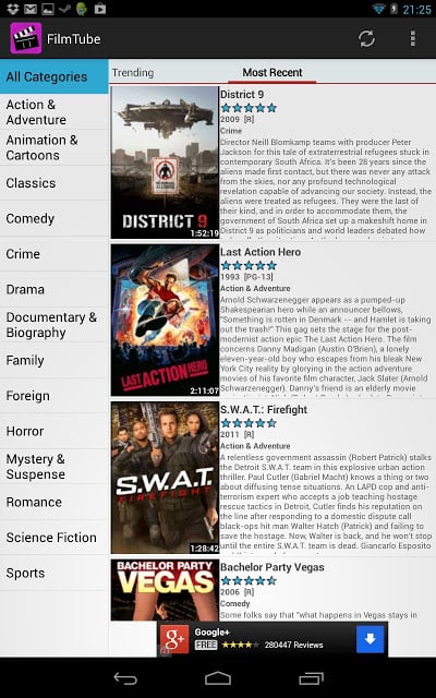 FilmTube - Watch Free Movies截图3