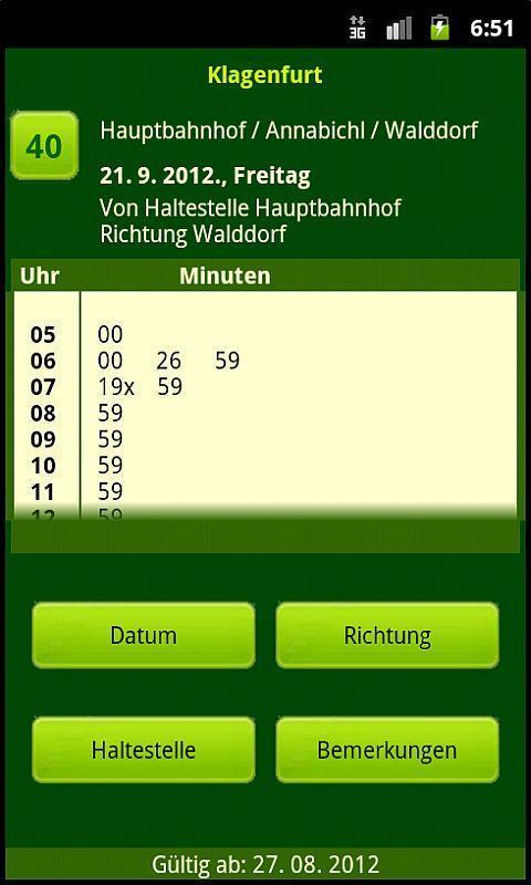 Fahrplan Klagenfurt截图3