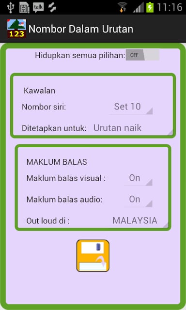 NUMBERS IN ORDER MALAYSIA截图2