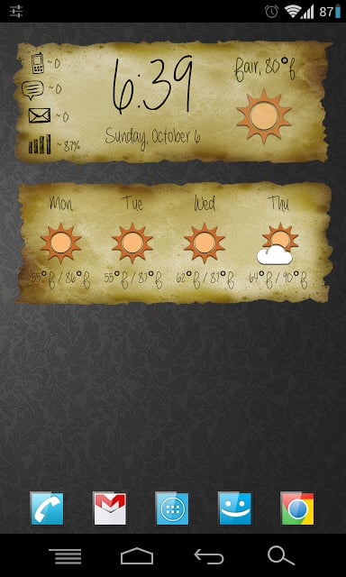 Hand Drawn - Zooper Widget Pro截图3