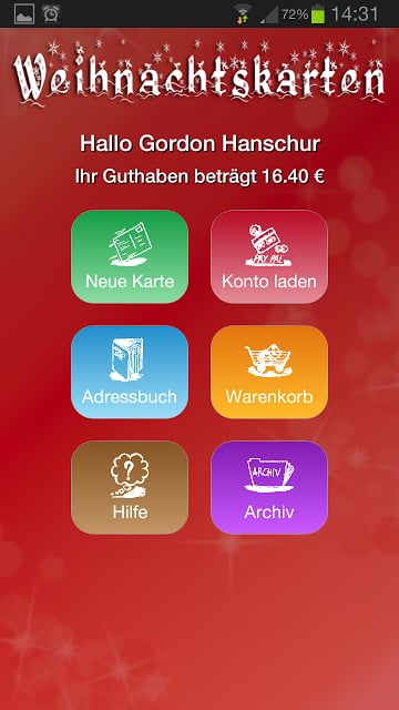 Weihnachtsgru&szlig; als Postkarte截图6