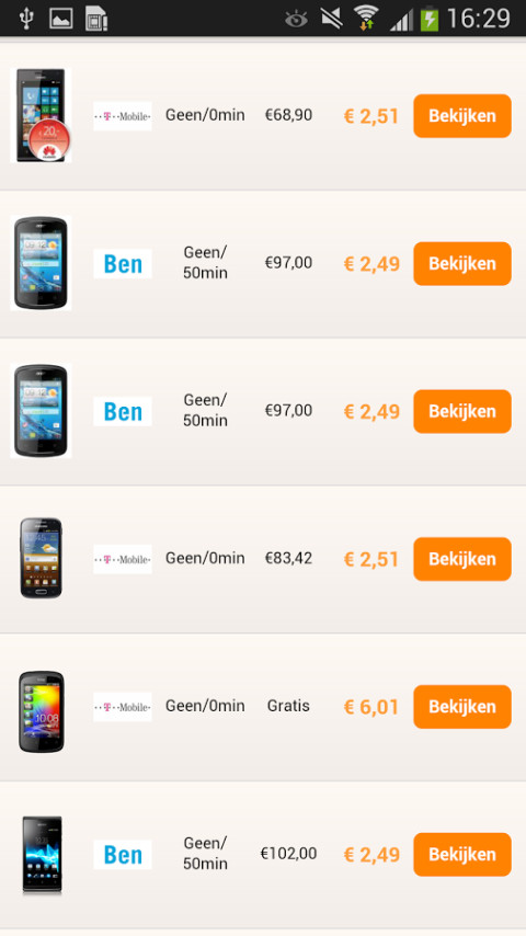 Telefoon Abonnement Vergelijken截图3