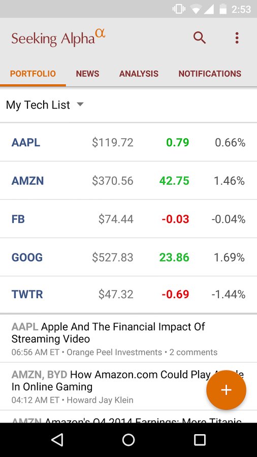 Seeking Alpha Portfolio截图5