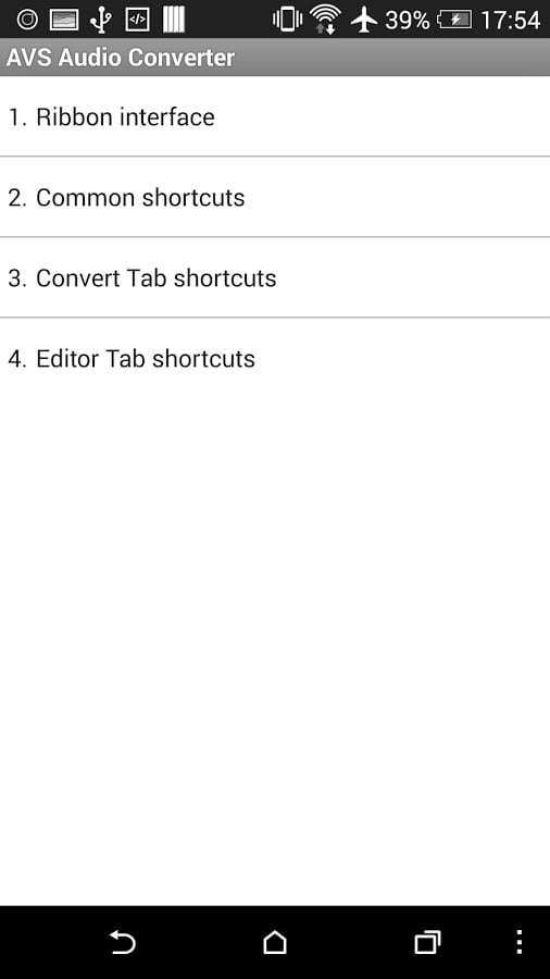 Keyboard Shortcuts AVS M...截图10