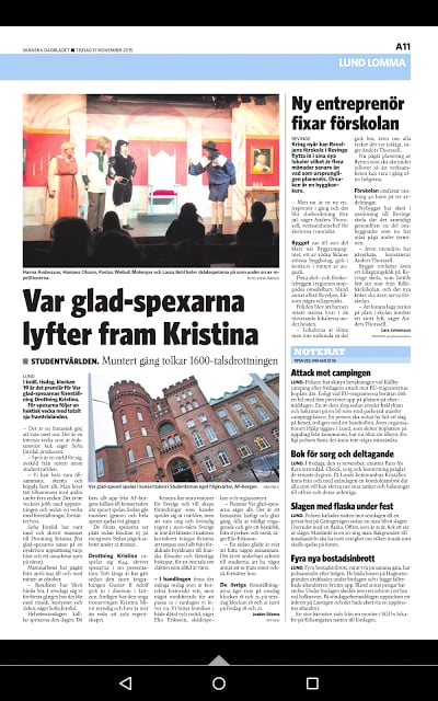 Sk&aring;nskan e-tidning截图11