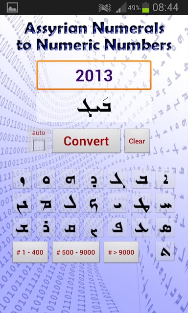 Assyrian Numerals Converter截图1