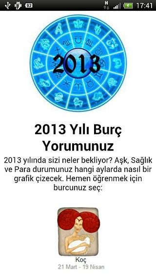 2013 Yılı Bur&ccedil; Yorumunu...截图1