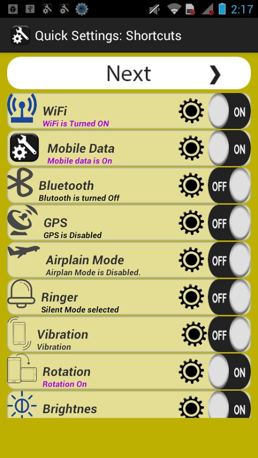 Quick Settings: Shortcuts截图4