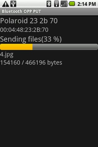 Bluetooth OPP PUT for 2.x Lite截图3