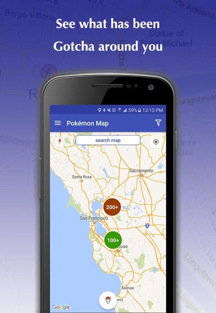 Map for Pokemon Go: PokeMap截图3