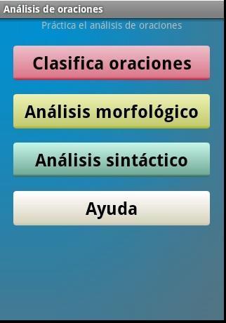 Análisis de oraciones截图4