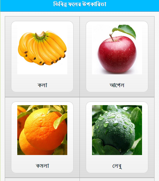 Fruits Benefit in Bangla截图3