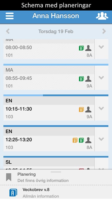 Skola24 MobilApp截图2