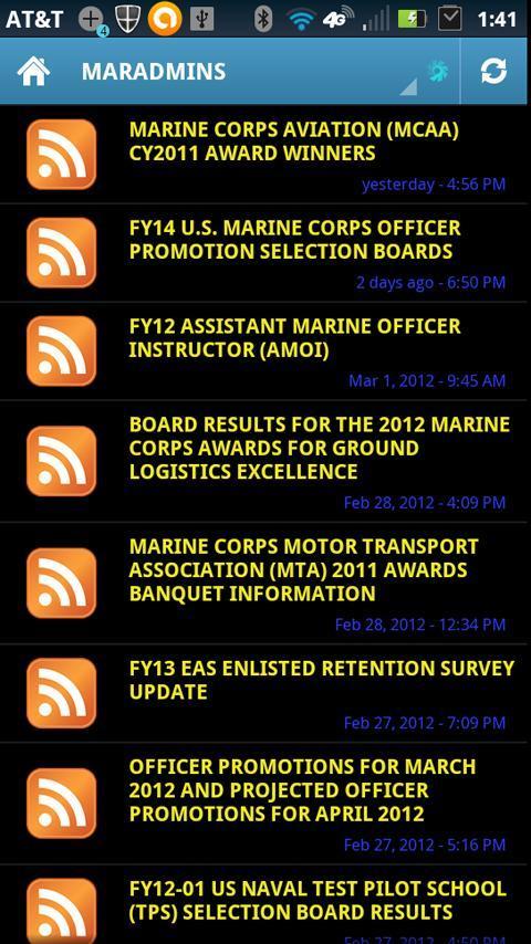 USMC MARADMIN - ALMAR UPDATER截图1