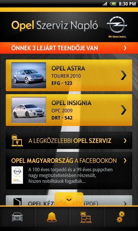 Opel Szerviz Napló截图2