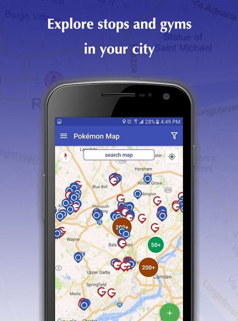 Map for Pokemon Go: PokeMap截图2