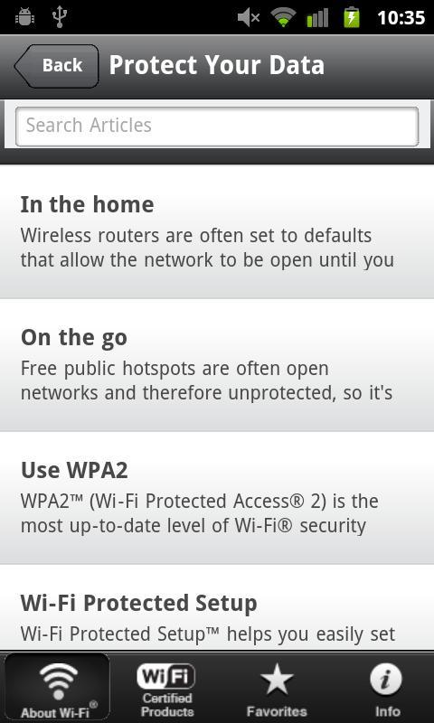 Wi-Fi CERTIFIED™ Mobile截图4