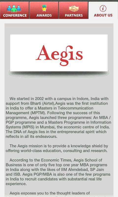 Aegis Graham Bell Awards 2011截图3