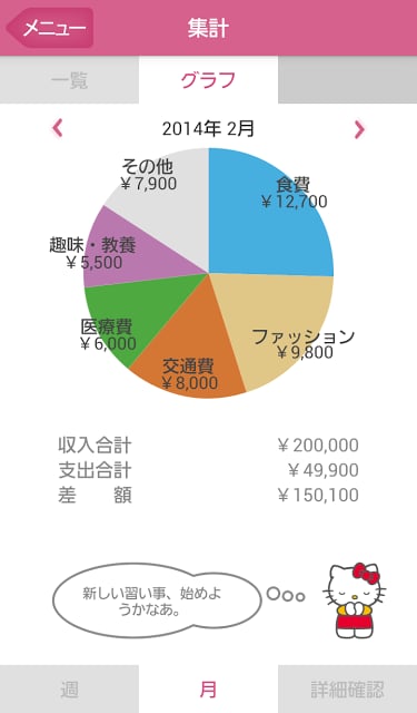 ハローキティ　おさいふアプリ截图8