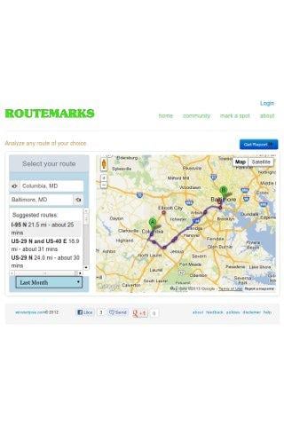 ROUTEMARKS-PHONEGAP截图2