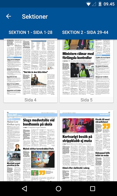 Sk&aring;nskan e-tidning截图10