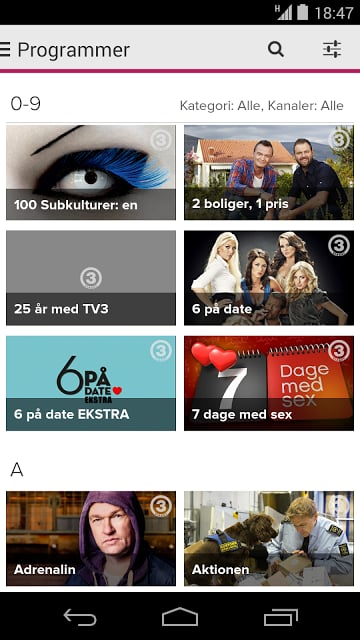 TV3 Play - Danmark截图11