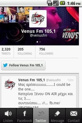 VENUS FM 105.1截图3