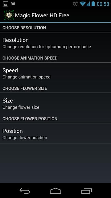 Magic Flower HD Free LWP截图1