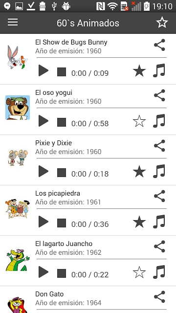 Canciones Dibujos Animados 60截图2