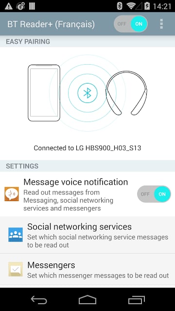 LG BT Reader Plus (Fran&ccedil;ais)截图4
