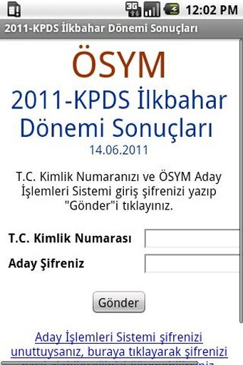 Sınav Sonuçları截图3